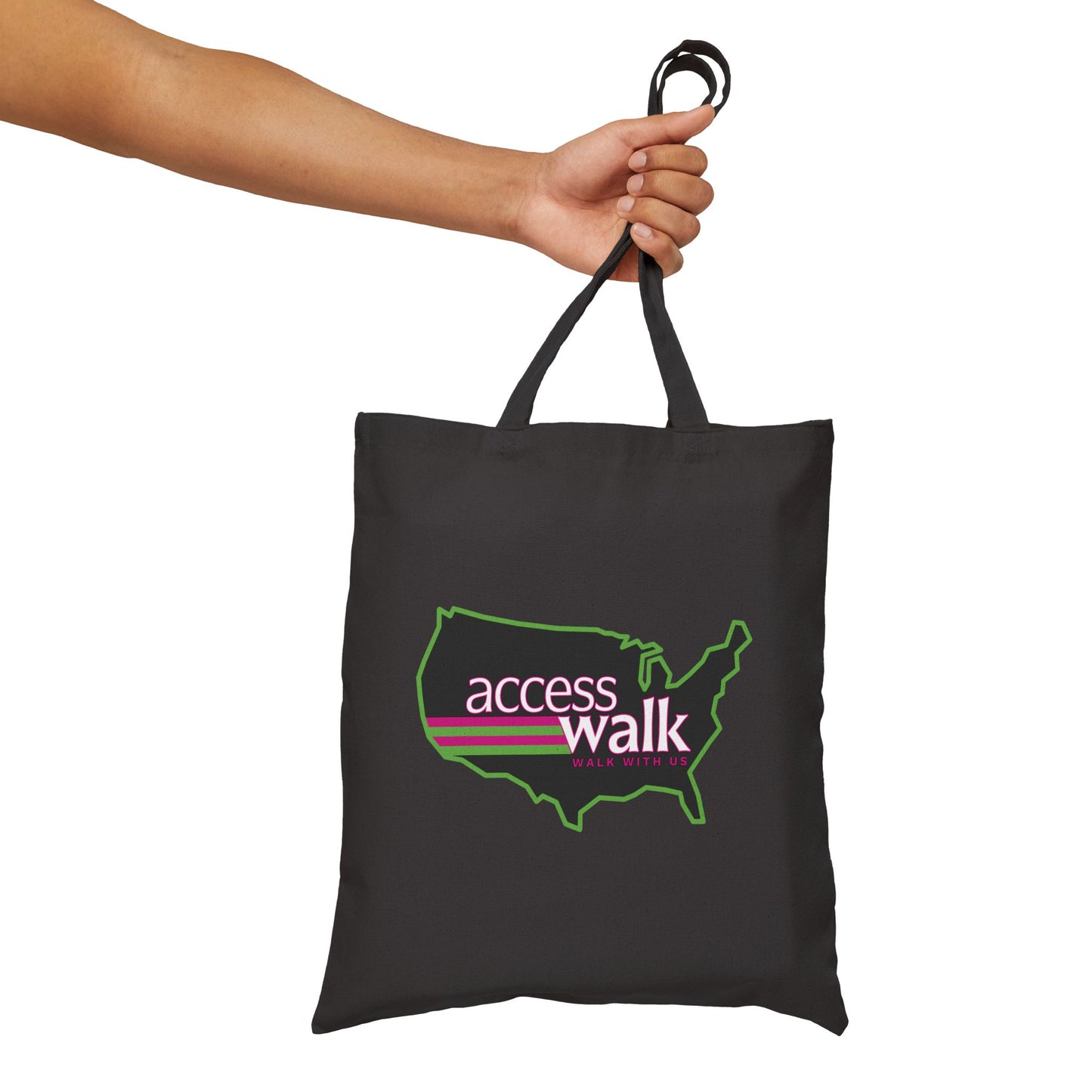 Access Walk “Walk With Us” Canvas Tote Bag