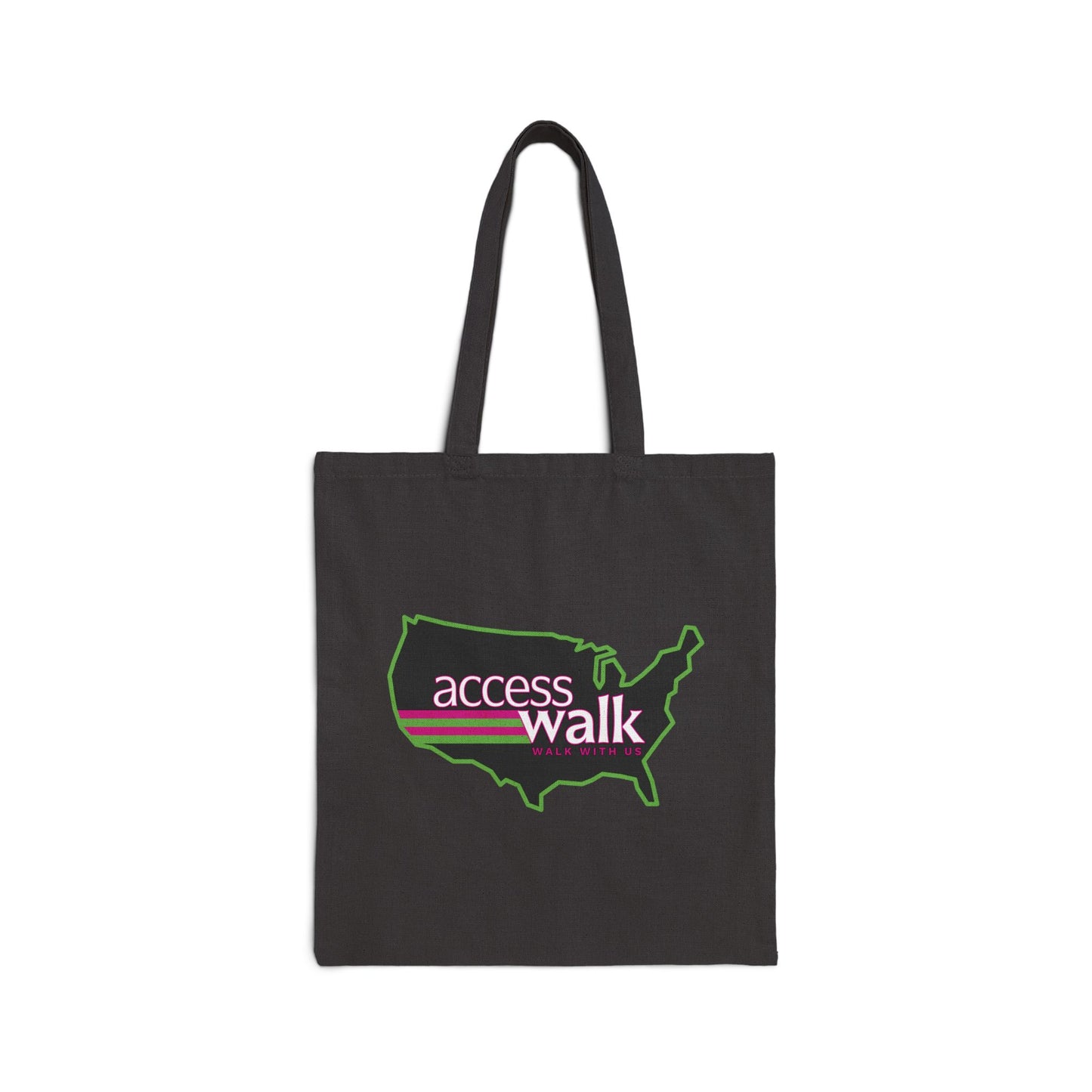 Access Walk “Walk With Us” Canvas Tote Bag