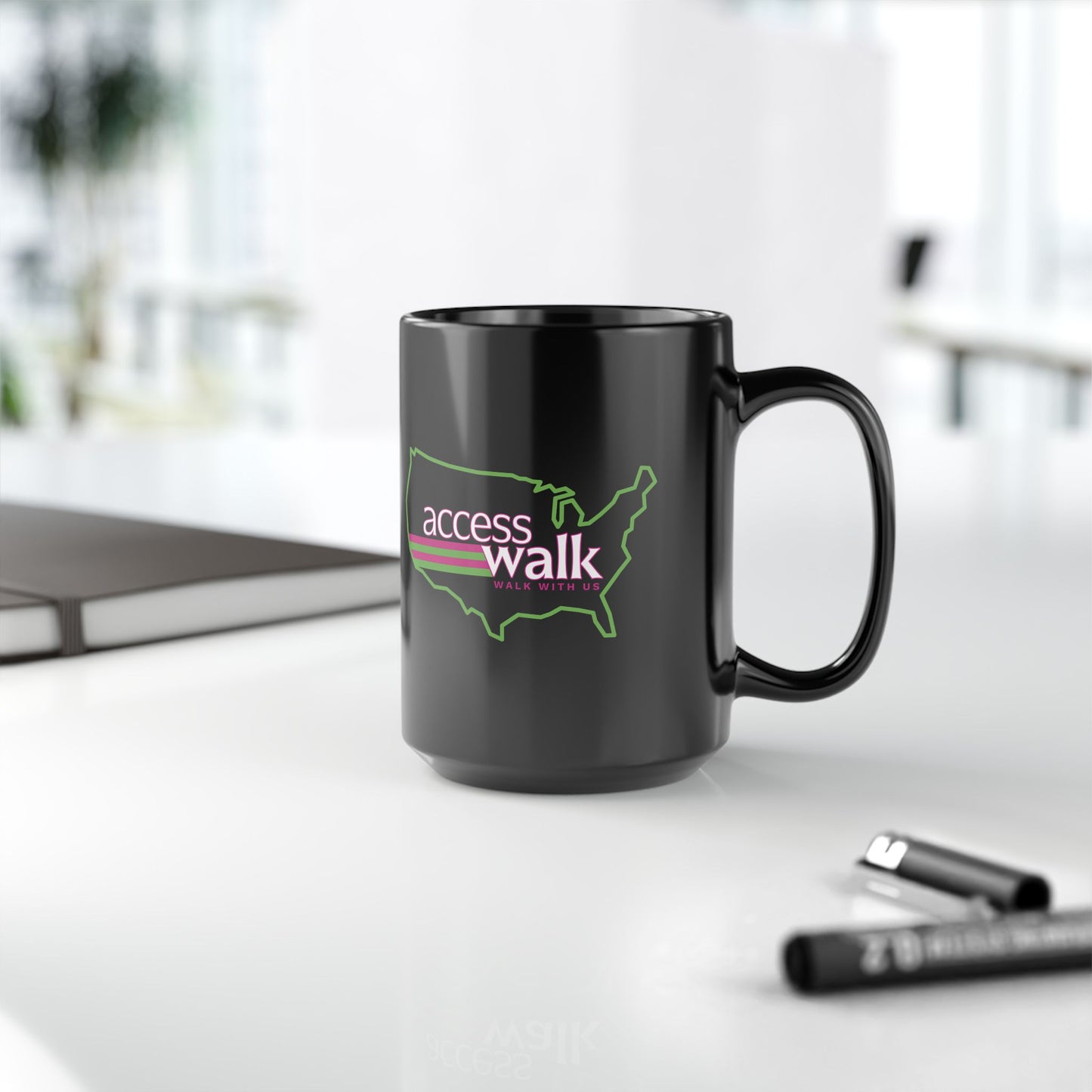 Access Walk “Walk With Us” Mug – Seattle to D.C. Edition