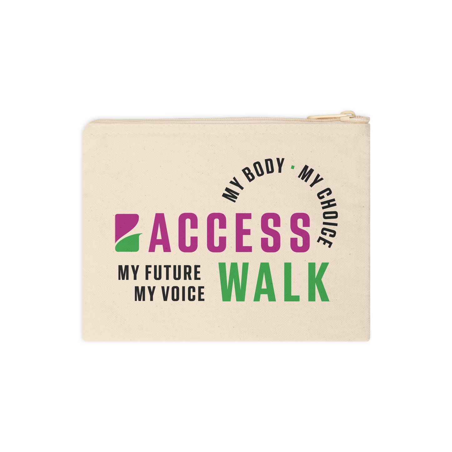 Access Walk Cotton Accessory Zipper Pouch