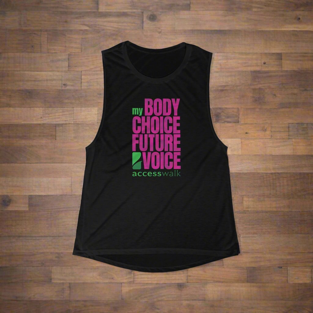 My Body My Choice My Future My Voice - Access Walk muscle tank