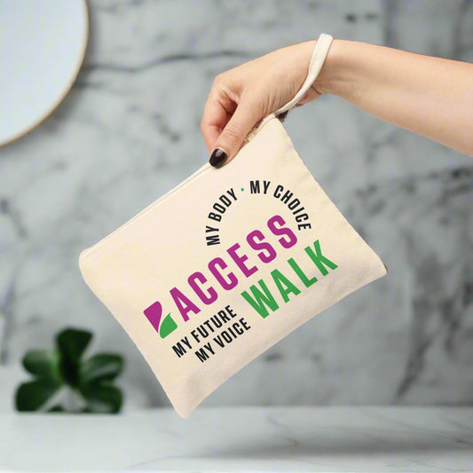 Access Walk Cotton Accessory Zipper Pouch