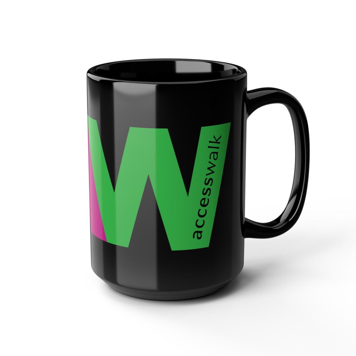 Access Walk AW Black Mug (11oz, 15oz)