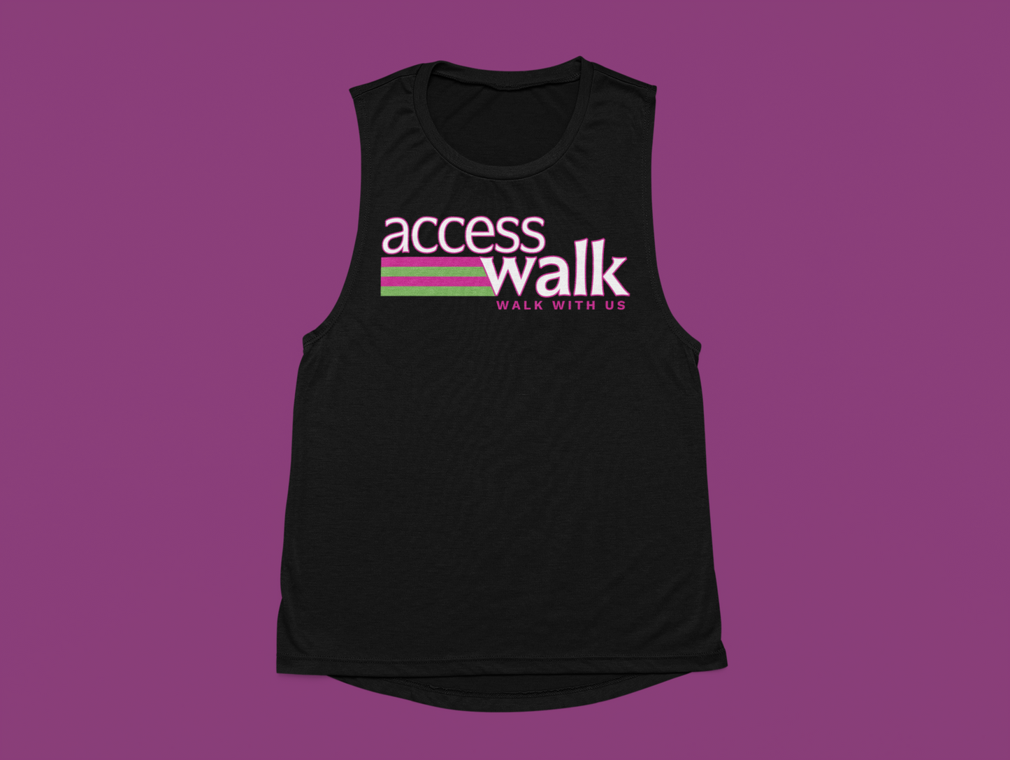 Access Walk “Walk With Us” Relaxed-Fit Tank