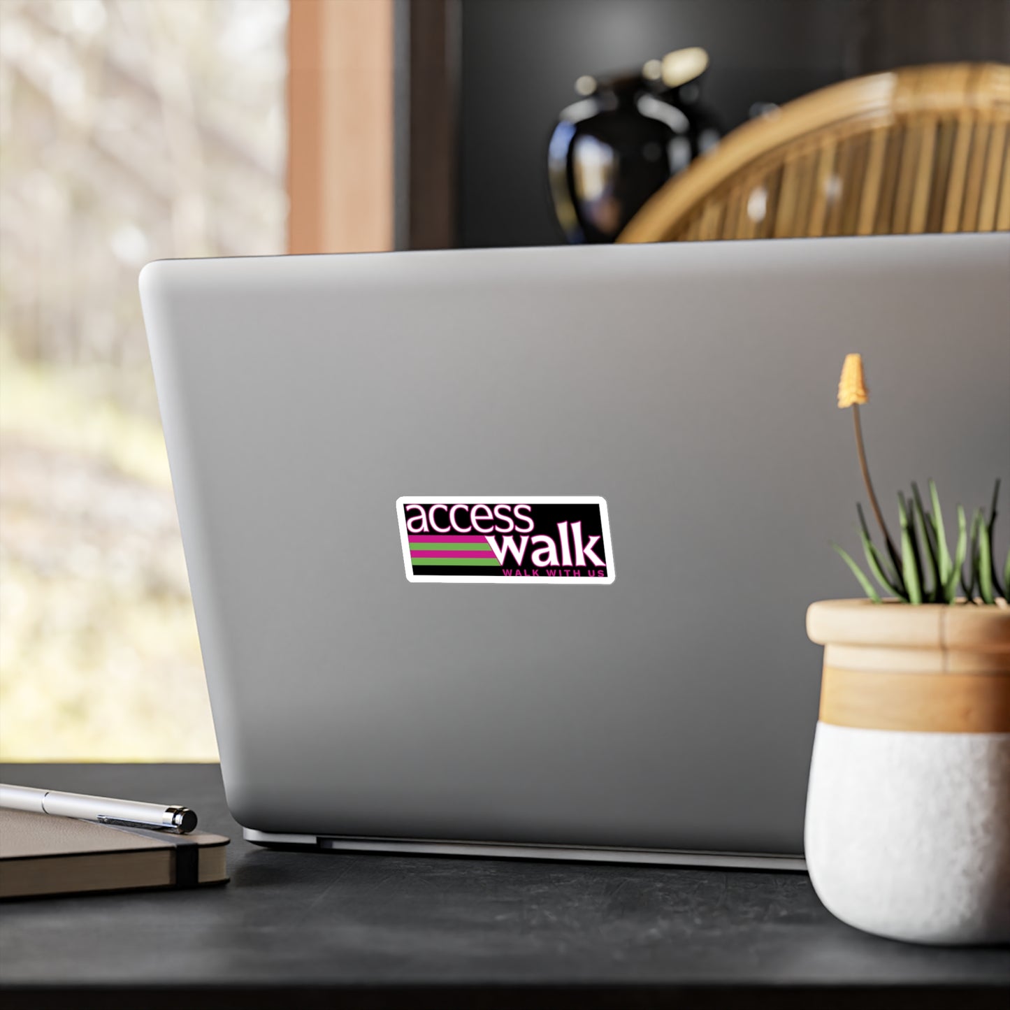 Access Walk “Walk With Us” Vinyl Sticker (3" x 4")