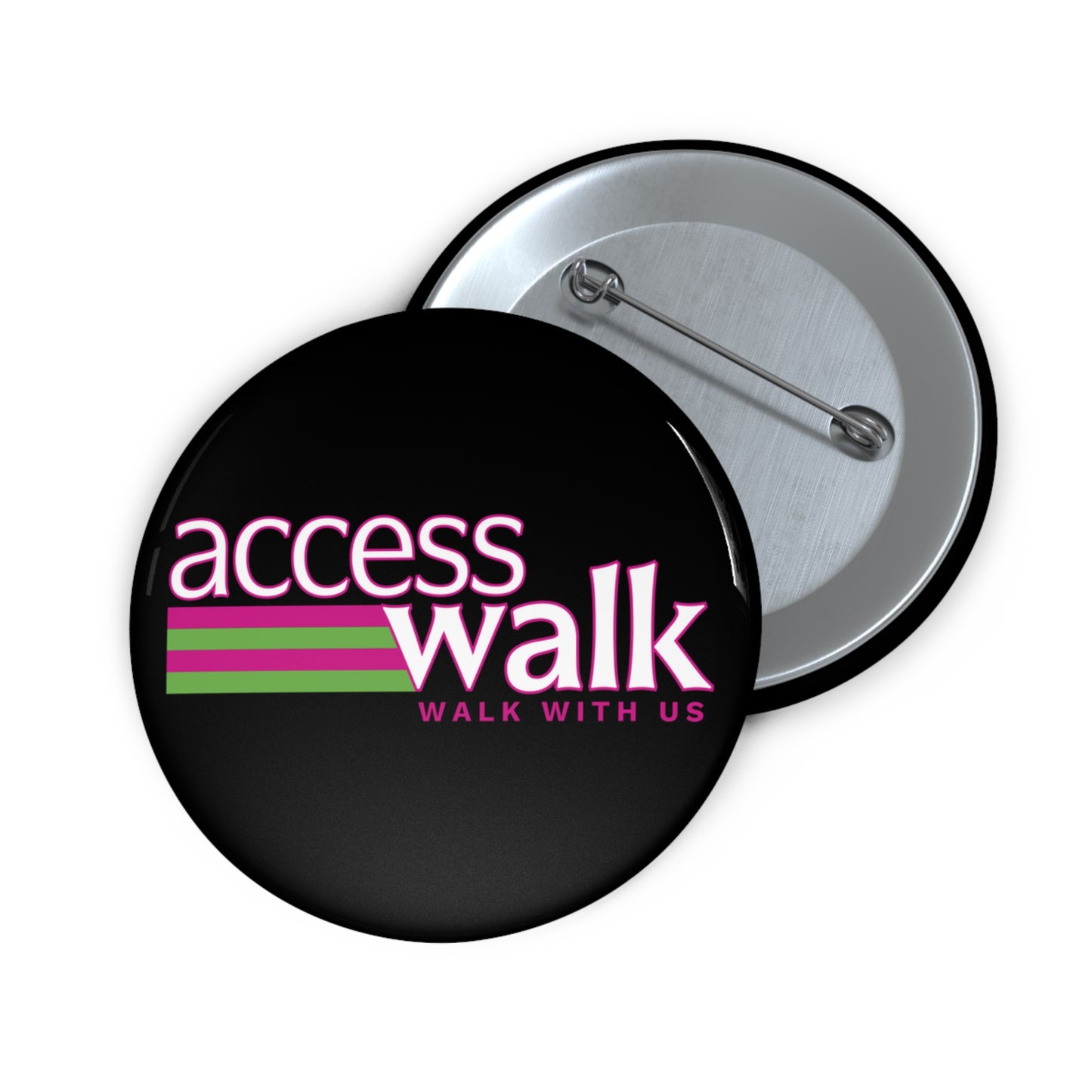 Access Walk “Walk With Us” Pin Button