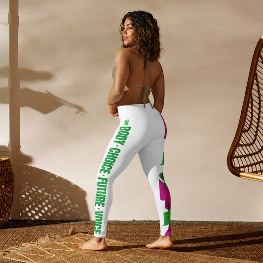 Access Walk Yoga Leggings - white