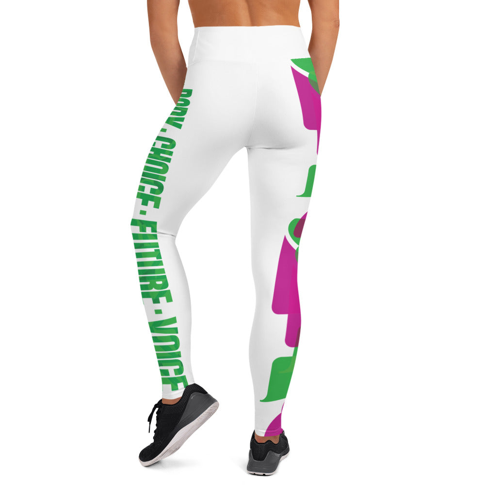 Access Walk Yoga Leggings - white