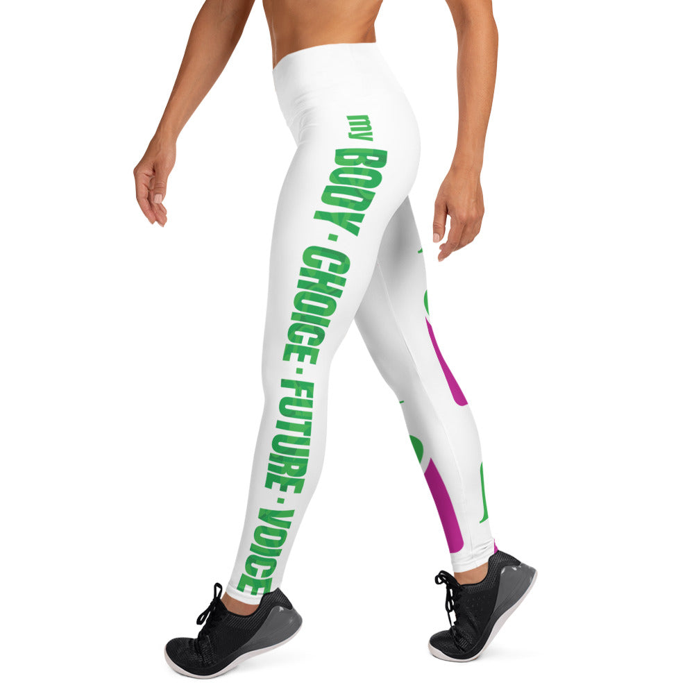 Access Walk Yoga Leggings - white