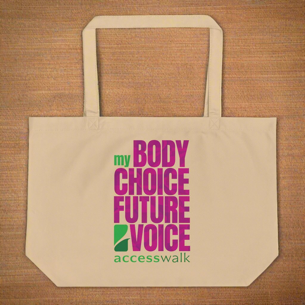 Access Walk Large organic tote bag