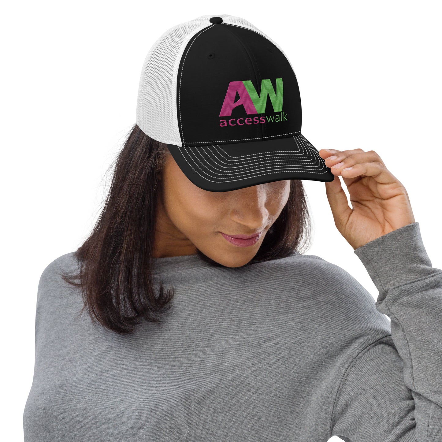 Access Walk Embroidered Trucker Cap