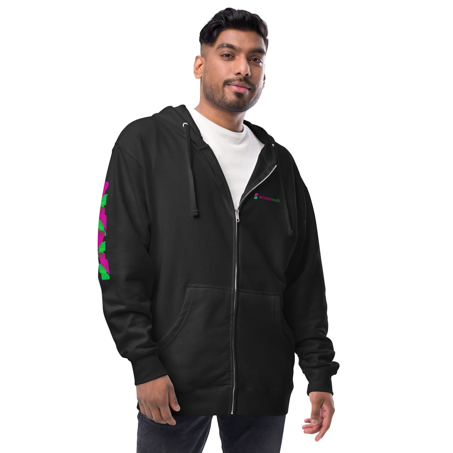 Access Walk Unisex fleece zip up hoodie