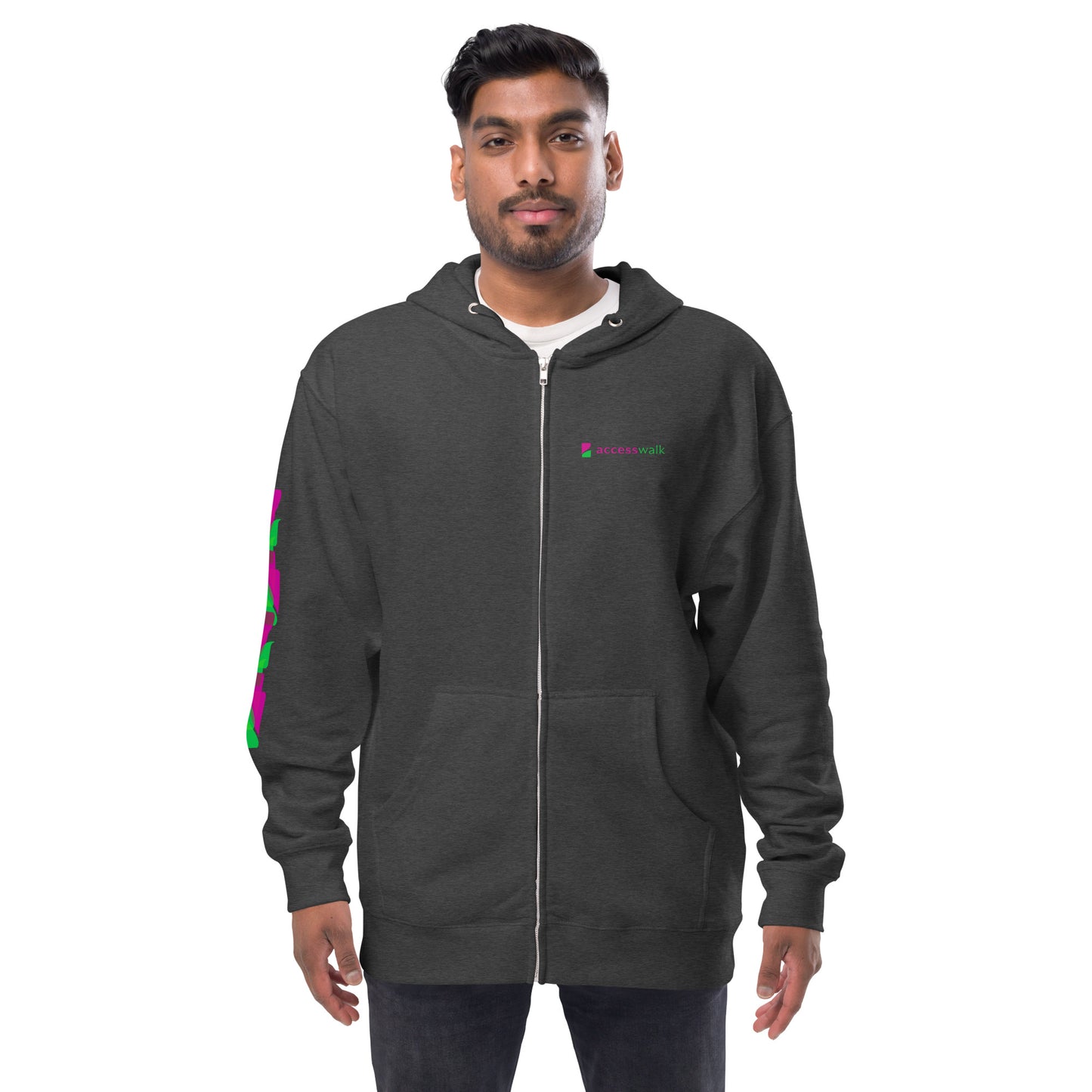 Access Walk Unisex fleece zip up hoodie