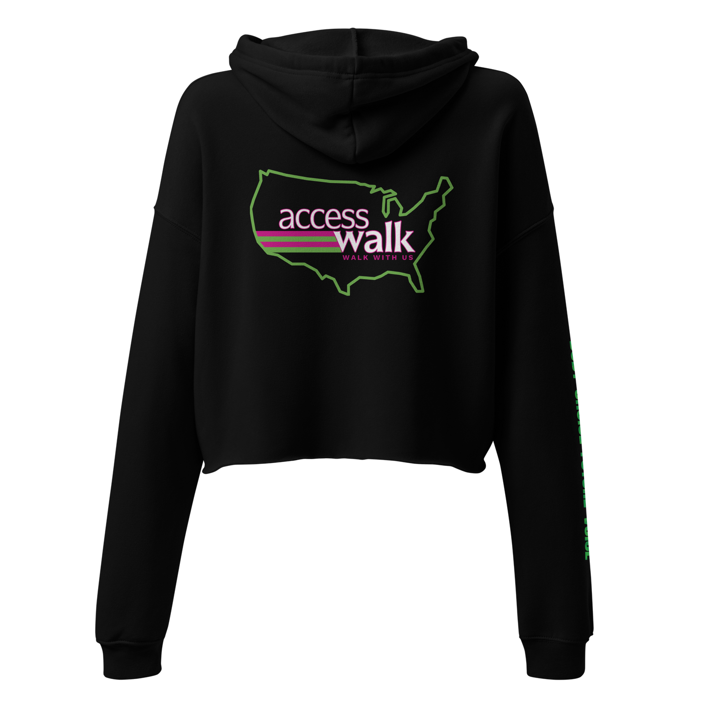 Access Walk: Seattle to D.C. - My Body, My Choice Cropped Hoodie