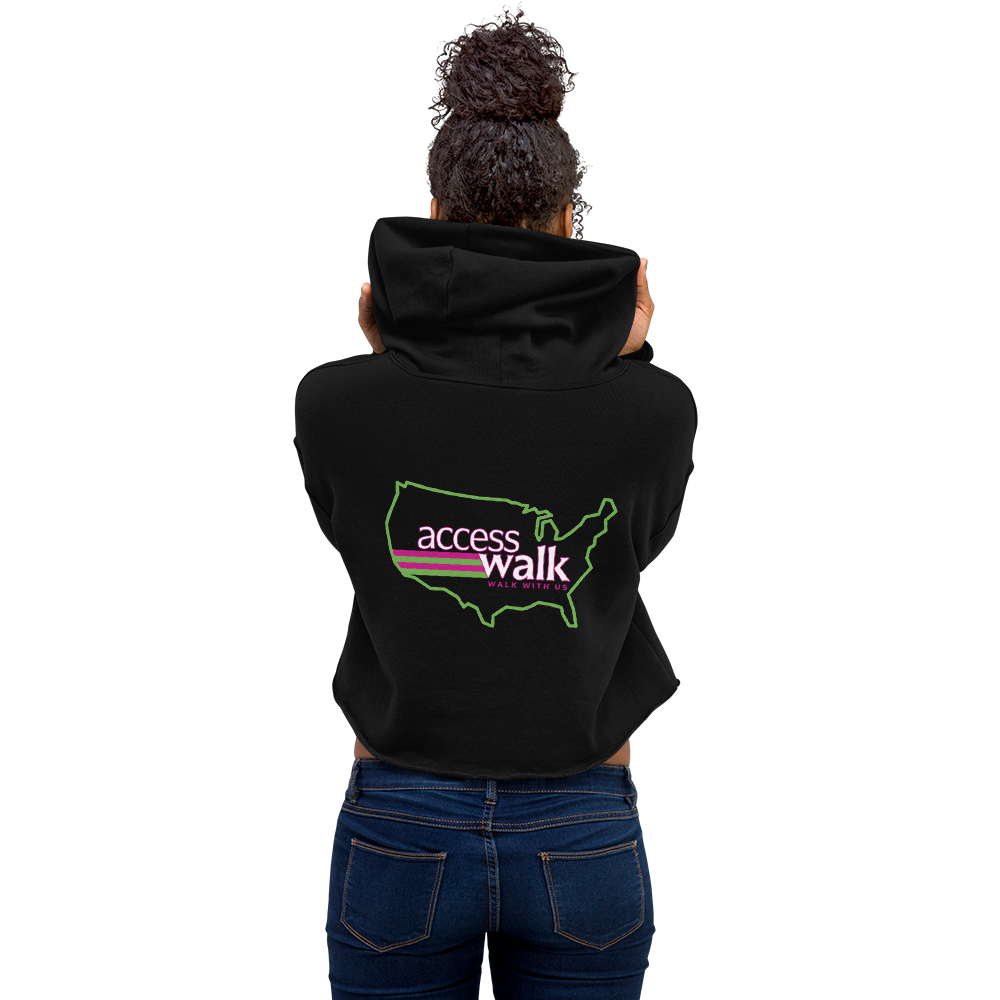 Access Walk: Seattle to D.C. - My Body, My Choice Cropped Hoodie